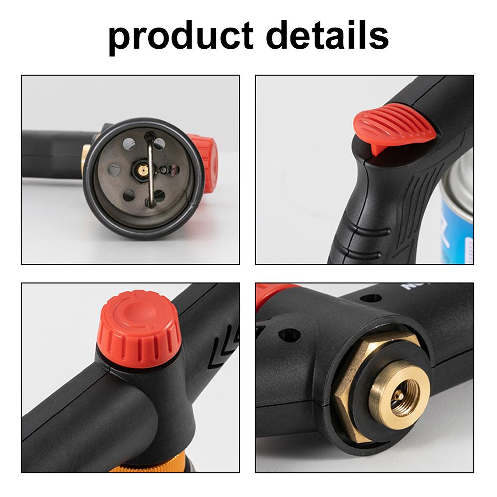 High Power Camping Handheld  GasTorch Portable Outdoor Burners Charcoal Burning Tool Picnic BBQ