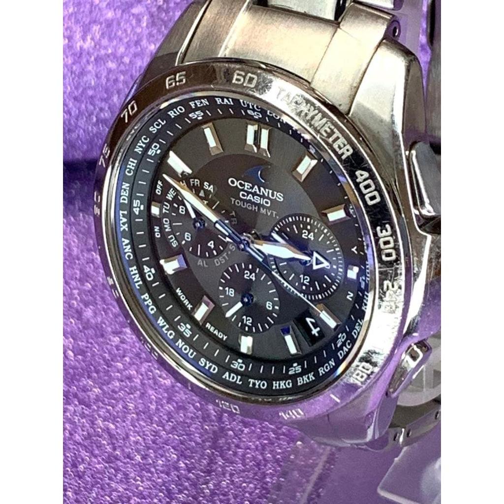 Б/у CASIO OCEANUS OCW-T600 Черный Титан