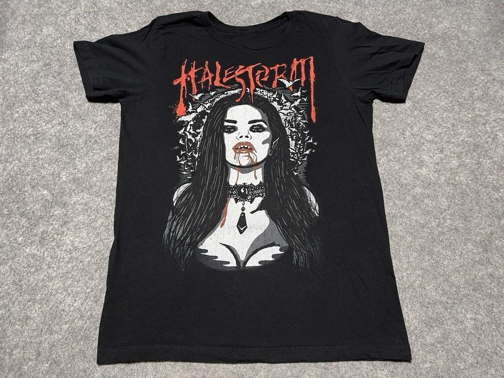 Группа Halestorm Suck Blood Roc S-5XL SE333 БЕСПЛАТНАЯ ДОСТАВКА Унисекс Футболка