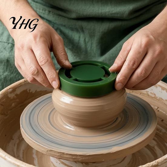 Ceramic Tumbler And Vase Base Tools Pottery Foot Ring Set, 6 Sizes Clay Aligner Templates, Refinement Shaping for Mugs Bowls Vases, Hand Building