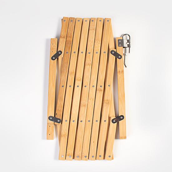 Wooden Dog Gate Pet Safety Fence Door Indoor Outdoor Pet Barrier Adjustable Dog Door Enclosure for Small Animals Puppies