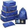 7PCS Packing Cubes Travel Packing Bags Luggage Organizers Mesh Bags Toiletry Bag Underwear Bag