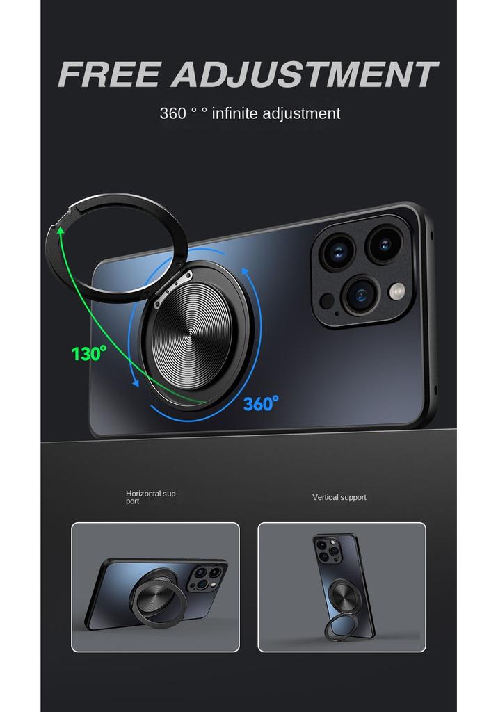 Для VIVO IQOO NEO 10 Pro Чехол Жесткий Матовый С Кольцом Подставка Магнитный Защитный Чехол Для IQOO NEO 10 9 8 Pro 7 Shell