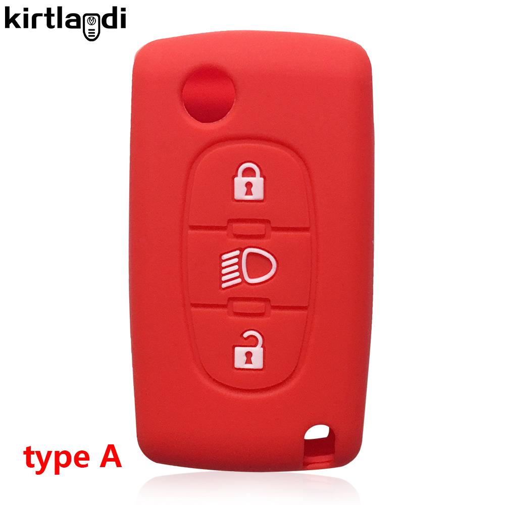 Для Fiat Scudo для Opel Combo для Peugeot Rifter 2020 207 208 307 308 407 408 5008 308SW 2008 для Citroen C4 Чехол-кожура для ключа