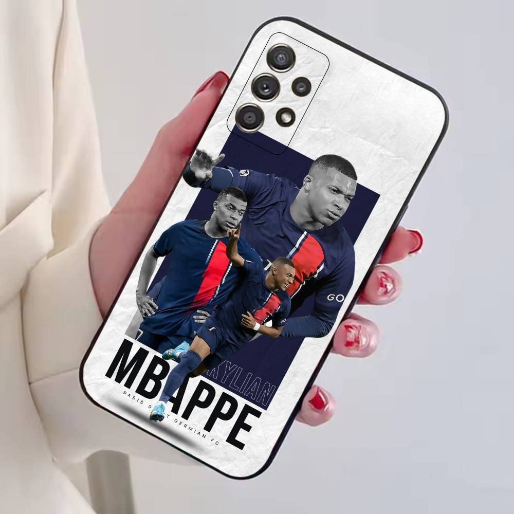 Футбольный S-Star M-MbappeS-S Чехол для телефона Samsung S25,S24,S21,S22,S23,S30,Ultra,S20,Plus,Fe, Мягкий силиконовый черный чехол