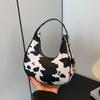 Cow Prints Underarm Shoulder Bags For Women French Style Small Crossbody Phone Bag Luxury Designer Versatile Handbags KTY