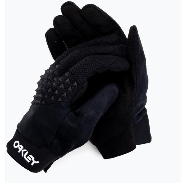 Велосипедные перчатки Oakley Drop In MTB (черные)