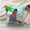 Cartoon BBoJack HHorseman Pillow Case Home Decoration Cushion Cover Suitable For Bedroom Car Office Sofa