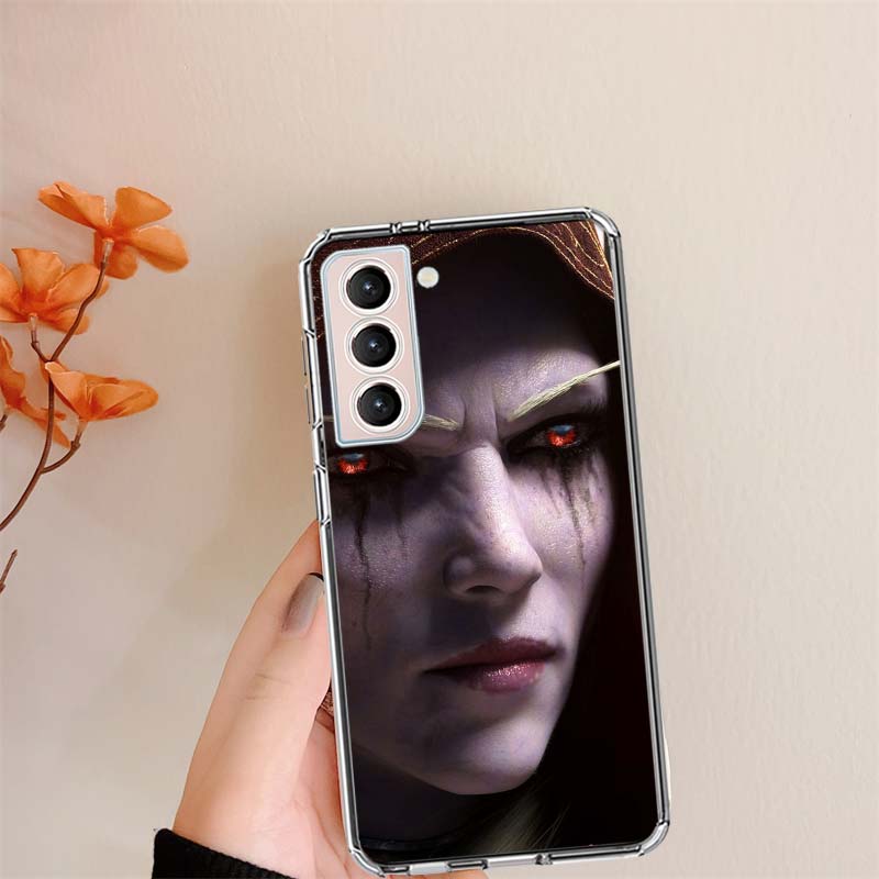 W-World Of W-Warcraft Чехол для телефона с эльфом Для Samsung S24 FE Galaxy S22 S25 Ultra S25 Edge S21 S23 FE S20 S10 Plus Чехол-оболочка Coque