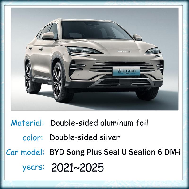 For BYD Song Plus Seal U Sealion 6 DM-i 2021~2025 Car Skylight Sunshade Window Windshield Sun Shade Protector Parasol Accessorie