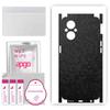 apgo Protective Skin Sticker for the Back+sides Compatible with Oppo F21 Pro 5G, Full Wrap Film, Foil, Vinyl - Pattern Black Honeycomb