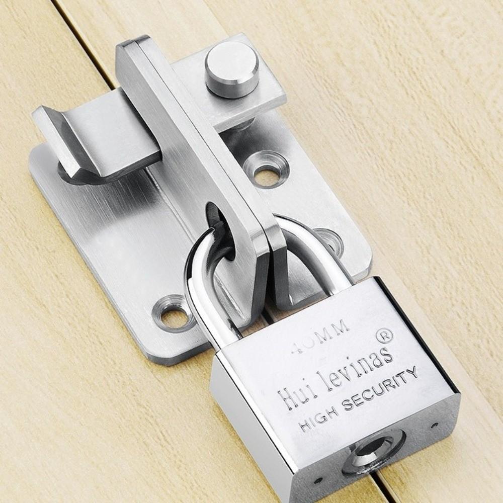 Waterproof Stainless Steel Padlock Small Lock Head Anti-theft Lock Household Lock  Door Lock