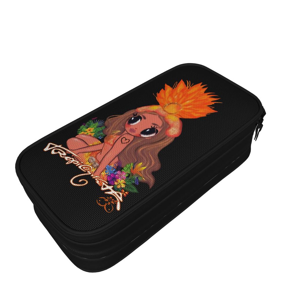 Tropicoqueta Latina Foreva Pencil Case Classic Karol G Pen Bags Student Large Storage School Supplies Gifts Pencil Pouch