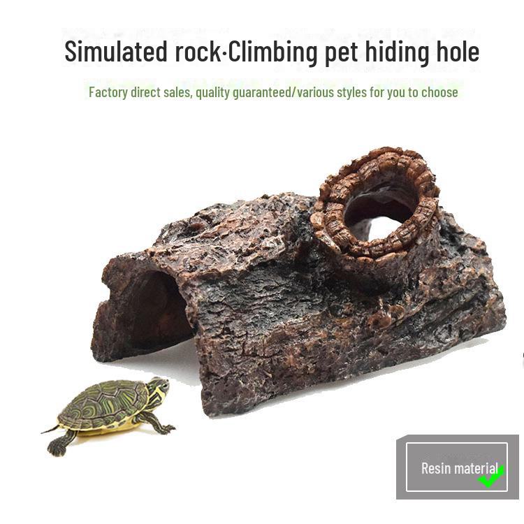 Ландшафт для аквариума и рептилий: Декор Скала, Пещера и Укрытие - Смола Череп и Человеческое Лицо