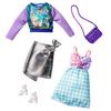 barbie Модные серебристые и пастельные аксессуары для кукол от 3 лет, 2 шт. Набор для переодевания (GHX62)