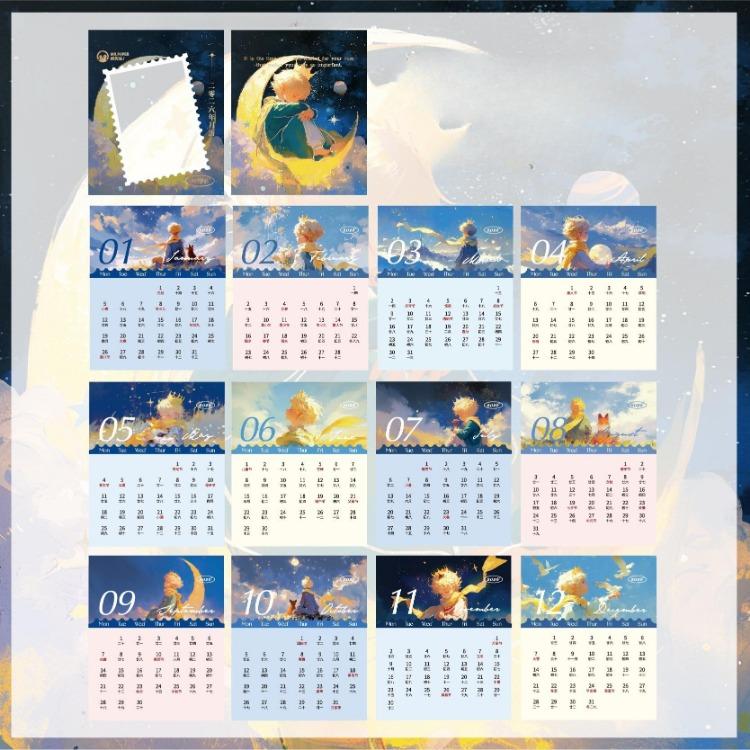 2026 Винтажный японский настольный календарь Мини Ежемесячный Настольный планер Ретро Мультяшный Календарь-таблетка для заметок Канцелярские товары для офиса Журнал