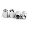 Car Wheel Tire Valve Caps Tyre Rim Stem Covers Auto Accessories For Volkswagen Bora Polo Golf Passat Touareg Tiguan Vento Sharan