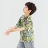 Duo Duo Jia Boys' Cool & Breathable Full Print Short Sleeve T-Shirt