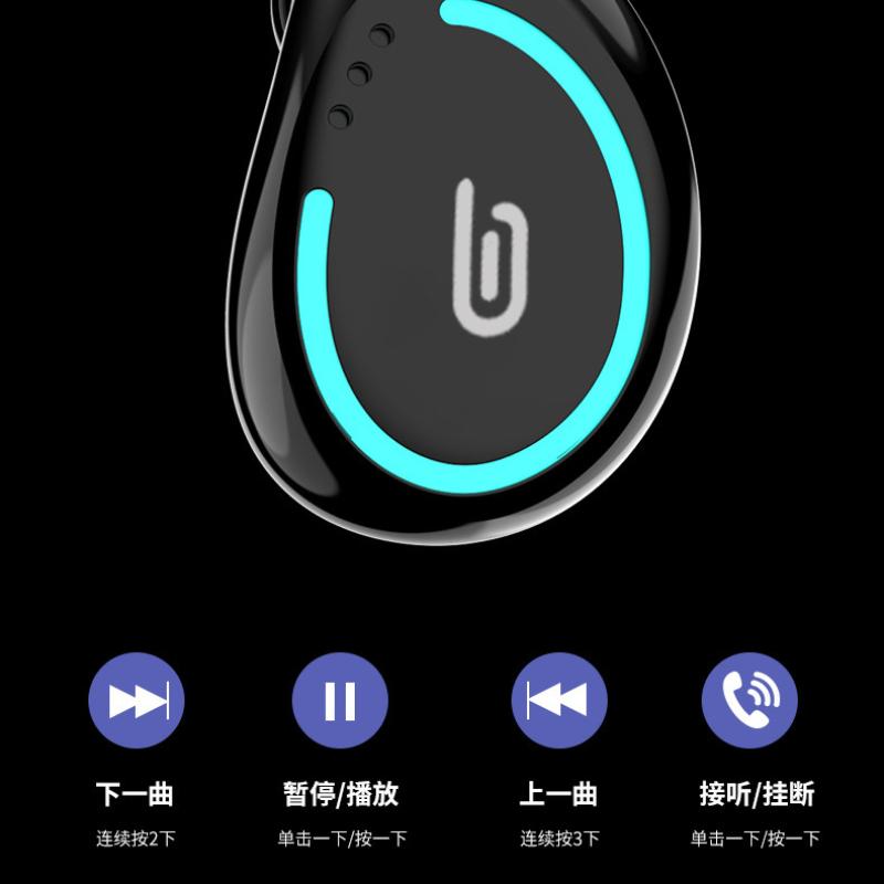 Мини-гарнитура Bluetooth в ухо-вкладыше Беспроводная гарнитура с длительным сроком службы батареи и шумоподавлением во время сна