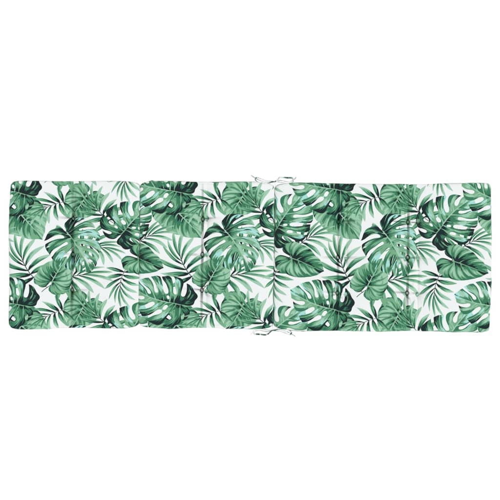Lounge Chair Cushions 2 pcs Leaf Pattern Oxford Fabric