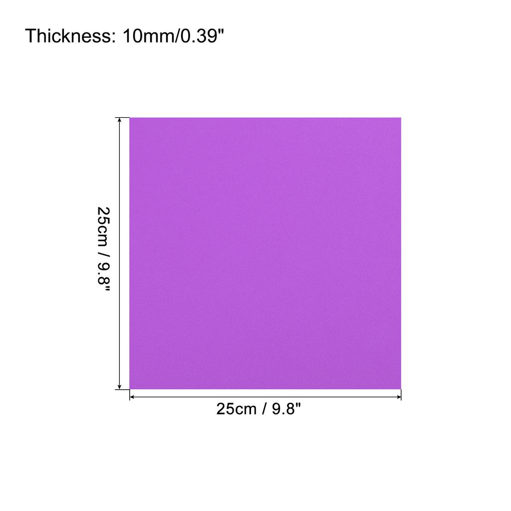 EVA Foam Sheets Orange 9.8 Inch X 9.8 Inch 3/5/7/10mm Thick Crafts Foam Sheets for Costumes, Arts and Crafts Projects