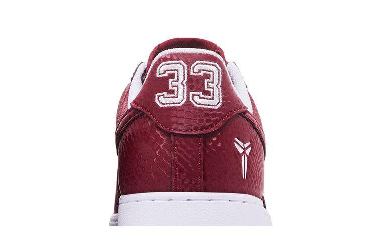 Мужские кроссовки Nike Air Force 1 Low Kobe Bryant Forever Lower Merion Командные Красный/Белый