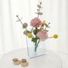Acrylic Po Frame Vase Modern Art Floral Flower Vase Desktop Plant Holder For Office Home Gift Wedding Table Centerp Decor