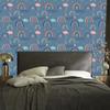 Clouds and rainbows wallpaper in Scandinavian style for living room and bedroom 50x1000