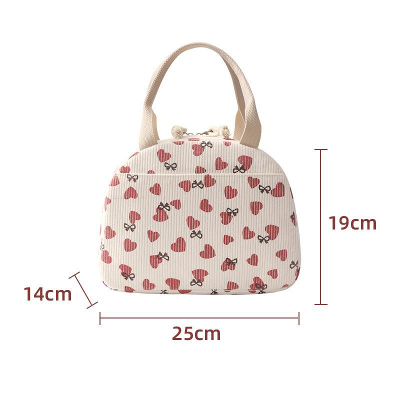 Прочная термоизолированная сумка для ланча: Милый, Простой, Утепленный Дизайн для Улицы и Поездок на Работу