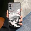 Японский Розовый Вишневый Гора Фудзи Мягкий Чехол для Телефона для Samsung A17 A37 A57 A16 A26 A36 A56 A15 A25 A35 A55 A14 A24 A34 A54 A13 A23