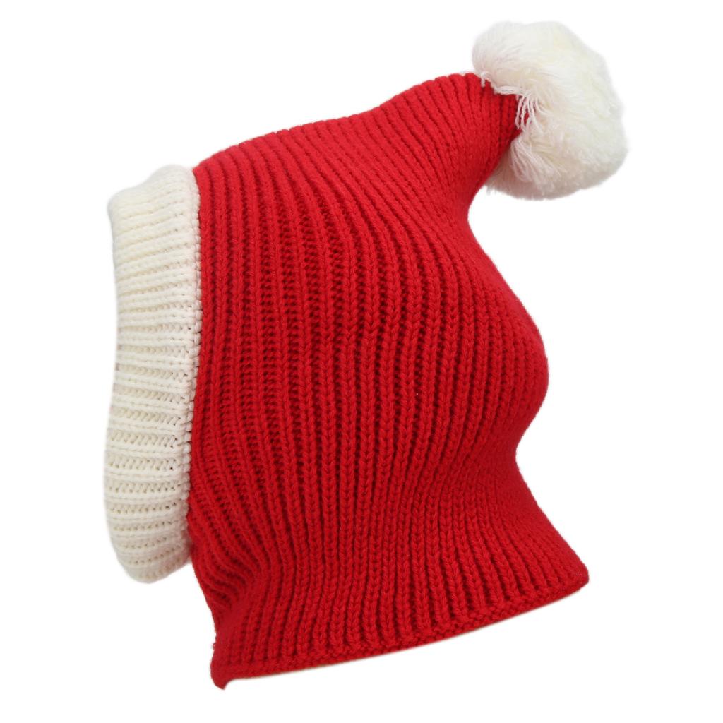 Dog Winter Hat Red Pet Christmas Winter Warm Knitted Hat for Small and Medium Dogs Puppy CatsRed S
