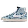 Blazer Mid 77 Washed Denim Pack Women's Sneakers Skateboard Shoes    DV2182-900