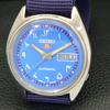 SEIKO 5 AUTOMATIC 6309A JAPAN MENS VINTAGE ARABIC BLUE DIAL WATCH a701605-5
