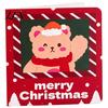 Greeting Cards Set 10Pcs Merry Christmas Set, Folding Cartoon Blank Holiday Wishes Card Note Cards, Festive Blessing for Gift
