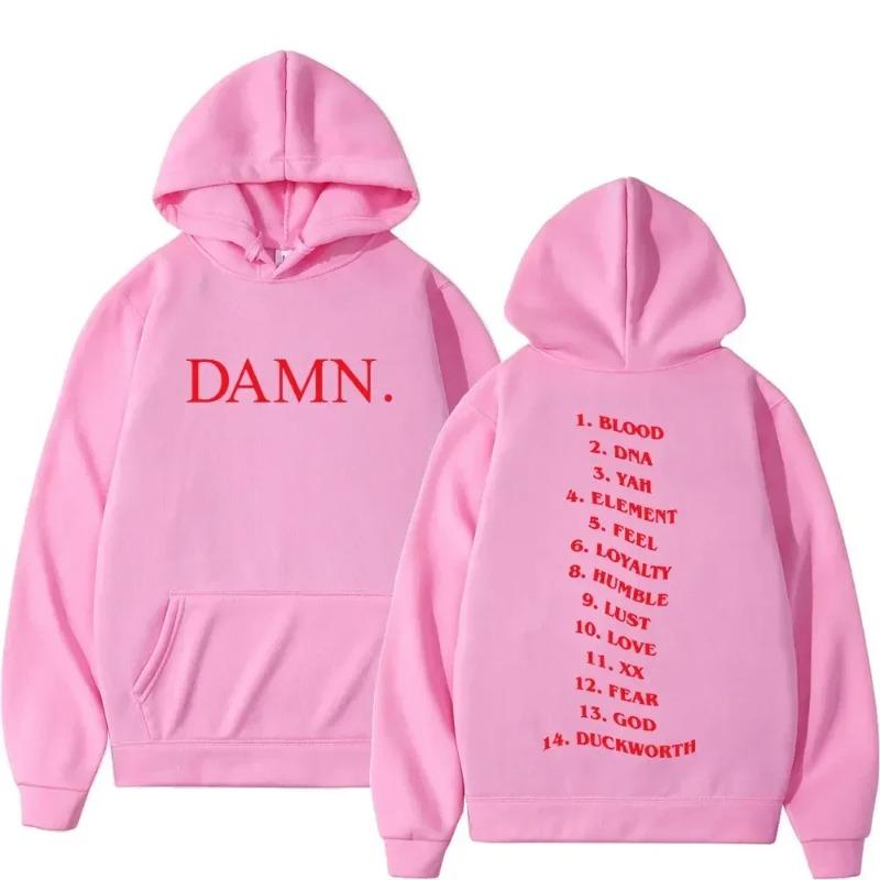 Autumn Damn Rapper Kendrick Lamar Hoodies Pglang Mr Morale The Big Steppers Album Tracklist Sweatshirt Men Womens Hoodie