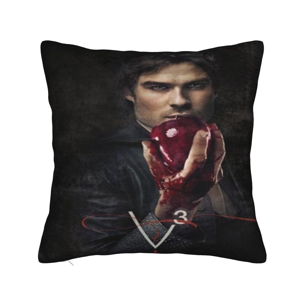 Печать с изображением Дэймона Сальваторе Наволочка Чехол для подушки Подушки Теплый домашний декор На молнии Разные размеры