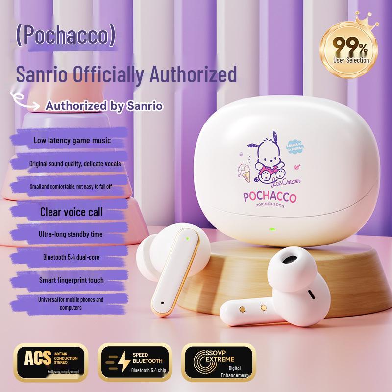 Sanrio Hello Kitty Bluetooth Wireless In-Ear Earphones for Sports & Gaming