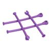 4PCS Heat Resistant Wine Glass Holder Silicone Wine Glass Hanger Stemware Holder  Dishwasher Rack