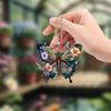 Acrylic Flat Surface Butterfly Pendant Ornament For Vehicle Decor Interior