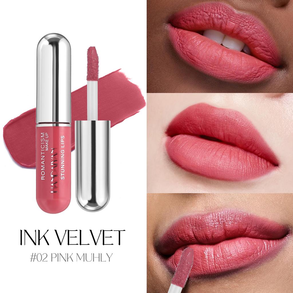 HANDAIYAN12 Цветная капсула для губ с красной глазурью Набор прочных водостойких матовых губ с антипригарным покрытием