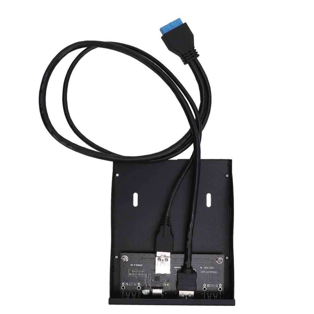 USB 3.2 GEN1 Концентратор на передней панели 5 Гбит/с Высокоскоростной Тип C и USB 3.0 Розетка 19-контактный Отсек для дисковода 3,5 дюйма для компьютеров