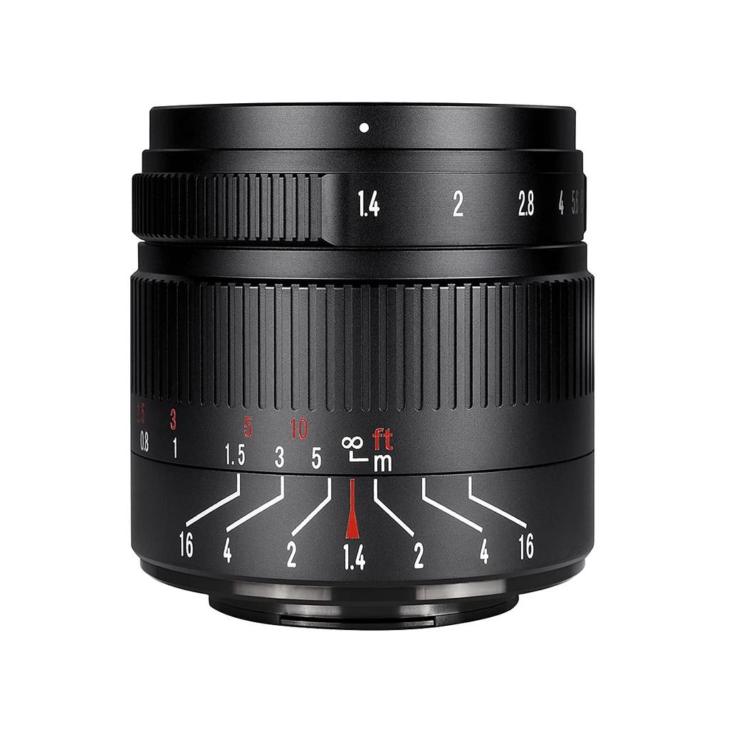 7artisans 55mm II Sony E Black Lens F1.4 E-Mount APS-C (2-Year Warranty)