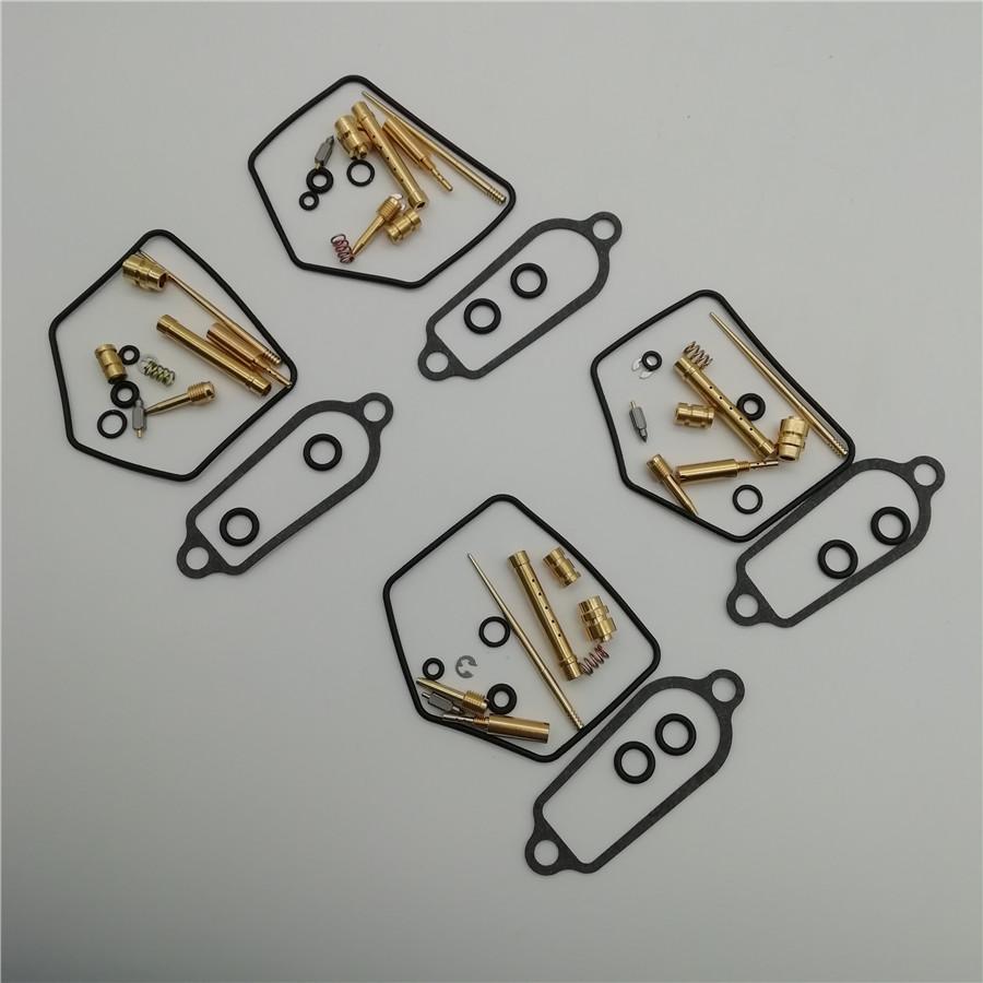 4 Set Carburetor Rebuild Kits For Honda CB400F Super Sport 1975-1977 Carb Repair