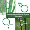 Garten Rebe Umreifung Clips Pflanze Gebündelt Schnalle Ring Halter Tomaten Garten Pflanze Stehen Werkzeug Garten Dekor Gem