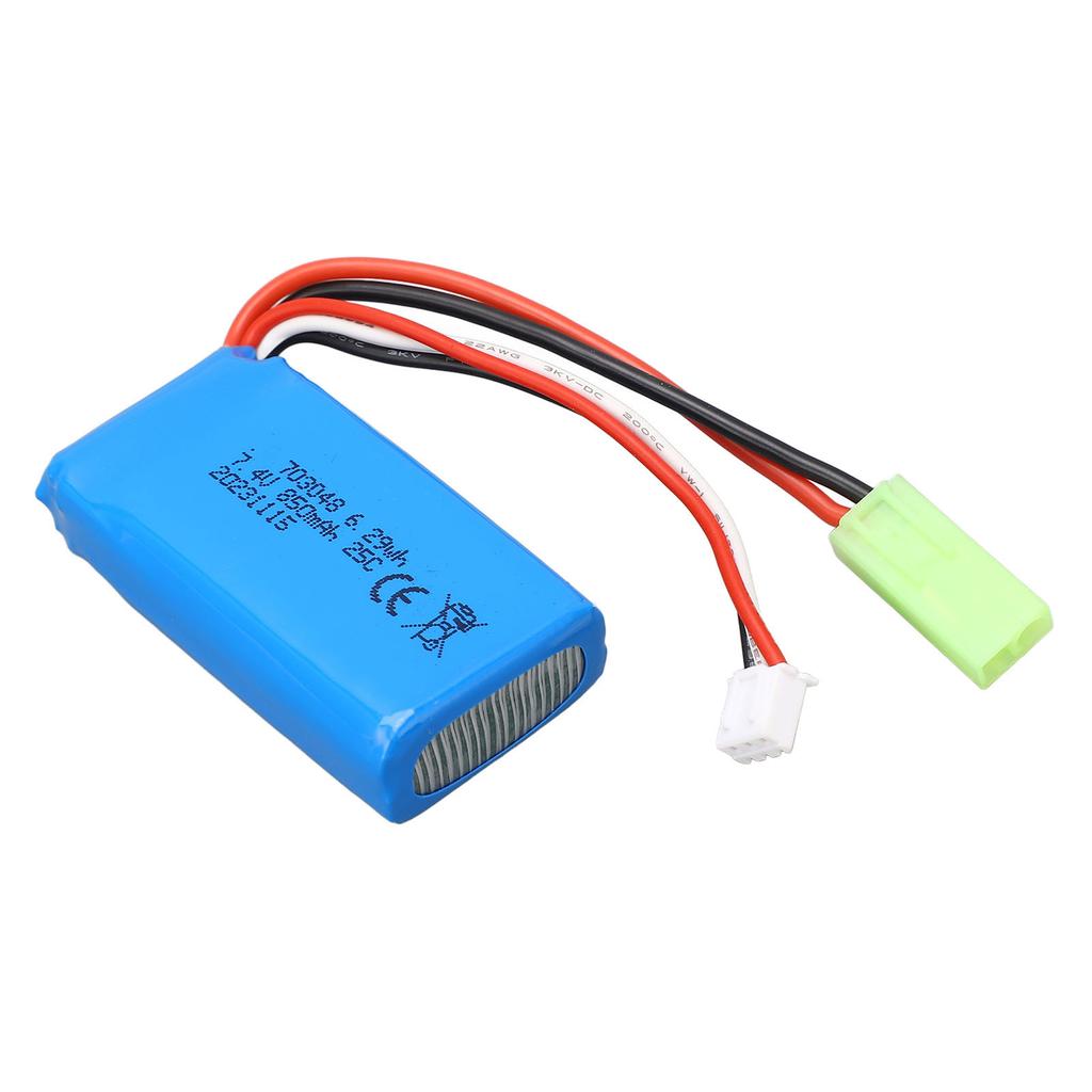 7.4V 850mAh литиевая батарея 703048 для WLToys V912 V262 V333 V353 BQ202 RC самолет замена
