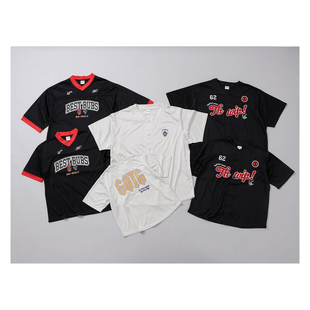 Small Planet Marvel Guardians of the Galaxy Baseball Shirt, Ice Gray, One Size Fits All