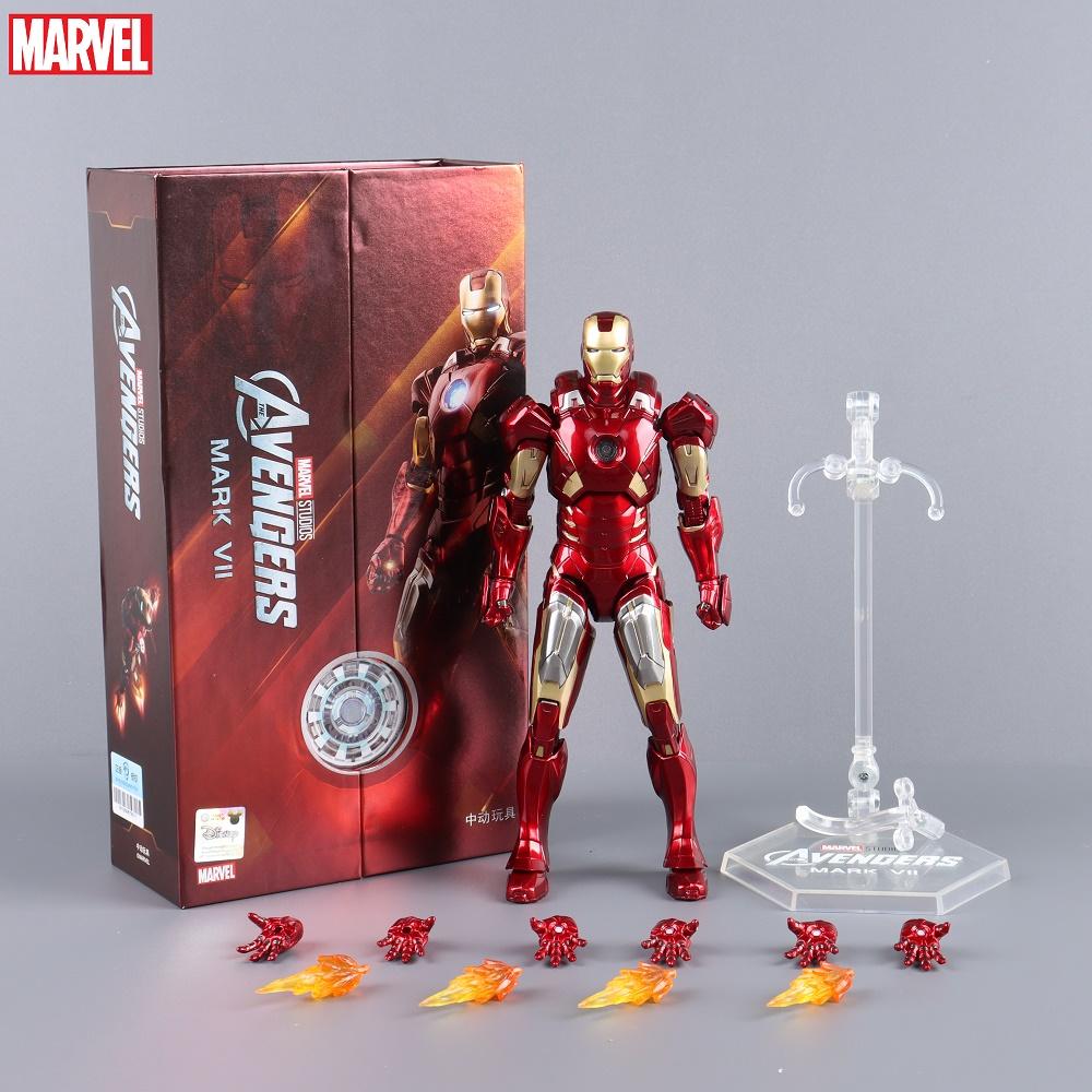 ZD Toys Фигурка Железного Человека Марк 35 Красная Креветка Железный Человек MK 24 MK 22 MK 47 Тони Старк Фигурка Железного Человека Экшн Коллекционная Игрушка Подарок