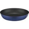 Thermos Durable Series Removable Handle Frying Pan, 26cm, Gas Stove Only, Indigo Blue, KVC-026 IBL