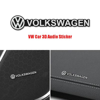 Для VOLKSWAGEN 5/10 шт. Автомобиль 3D Аудио Стерео Динамик Значок Наклейка Декаль Аксессуары Для Volkswagen R-Line R GTI Polo T5 Golf Pass