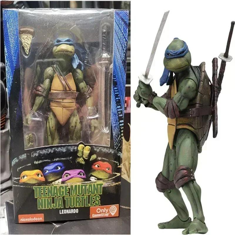 Neca 4 шт. Фигурки Черепашек-ниндзя Действия Tmnt Издание Подвижные Модели из Фильмов Черепашка-ниндзя Аниме Коллекционная Игрушка Кукла Подарки